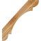 Ekena Millwork 6"W x 36"D x 40"H Olympic Rough Sawn Knee Brace, Western Red Cedar BRC06X36X40OLY00RWR - alternate 3